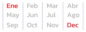 Calendario Mandarina